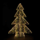 Weihnachtsbaum aus Metall/PET, mit LED, warmweiß, 100cm, 1 Stk.