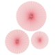 Rosetten Set rosa Ø 30/40/50 cm, 3 Stk.