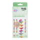 Spiralgirlanden 'Regenbogen', aus Alufolie, Ø8cm, 60cm, 4 Stk.