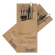Pochetto Bestecktaschen 'Guten Appetit' 200x85mm inkl. Serviette bordeaux, 520 Stk.