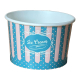 Eisbecher aus Pappe Papierbecher Patisserie ICE CREAM Motiv 235 ml 8oz, 50 Stk.