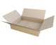 Faltkarton 1030x760x(100)-185mm mit variabler Höhe 1-wellig Dickwelle braun