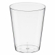 Einweg-Trinkglas 200ml, PS, mit Eichstrich, transparent glasklar, 50 Stk.