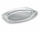 Alu-Catering-Platten Aluminium-Partyplatten Servierplatten 43 x 29 cm, 5 Stk.
