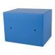 Tresor Safe 23x17x17cm mit elektronischem Zahlenschloss für Tisch/Wandmontage blau