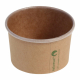 Eisbecher aus Kraftpapier mit PLA-Beschichtung 120 ml Ø 75mm braun, 50 Stk.