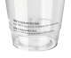 Trinkbecher 500ml + Deckel mit Halmstanzung aus PLA 50 Stk.
