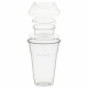 Trinkbecher 400ml+Domdeckel+Einsatzbecher stapelbar PLA 100 Stk.