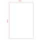 Etiketten Labels selbstklebend weiß 210 x 148.5mm auf DIN A5 DHL Kleber 200 Stk.