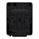 Satino Hyginity Autocut Handtuchrollenspender, System SYS1, 41,8 cm x 31,8 cm x 23,2 cm, schwarz