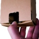 Trapez Versandverpackung 860x105/55x75mm für gerollte Güter mit Selbstklebeverschluss A0