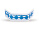 U-Clips VerschlussClips Beutelverschlüsse 33 mm Blau-Weiss Papier, 1000 Stk.