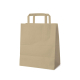 Papiertragetaschen 28 x 22 x 10 cm mit EAN-Code braun, 50 Stk.