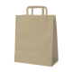 Papiertragetaschen 39 x 32 x 16 cm mit EAN-Code braun, 50 Stk.