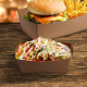 Snackschalen kraft braun mit Fettbarriere 10x6x4cm 250ml, 250 Stk.