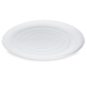 Pappteller 'RECY' rund 1,5 cm tief Ø34cm weiß, 50 Stk.