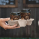 Getränkehalter Tragetablett Becherhalter 2 Becher Coffee to Go 19x11cm, 50 Stk.