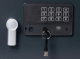 Tresor Safe 31x20x20cm mit elektronischem Zahlenschloss für Tisch/Wandmontage anthrazit