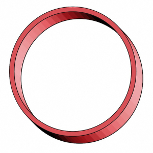 Gummiringe Gummibänder Ø 50mm, 3 mm in rot, ca. 800 Stk., 1000 gr.- 1 kg.