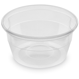 Suppenbecher 500 ml PP klar, siegelbar Ø 12,7 x 6,6 cm, 50 Stk.