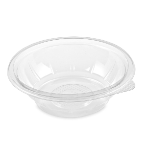 Salatschalen rund Ø 17,6 x 4,8 cm klar 500 ml (PET), 50 Stk.