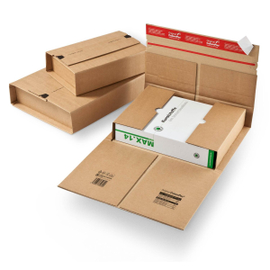 ColomPac Universal-Versandverpackung 280 x 185 x -85mm Extra Stabil mit Selbstklebeverschluss & Aufreißfaden