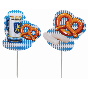 Deko-Picker 'Oktoberfest', 10cm, 100 Stk.