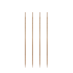 Fingerfood Spieße 'gedrechselt' aus Holz, Ø2.2mm, 15cm, 500 Stk.