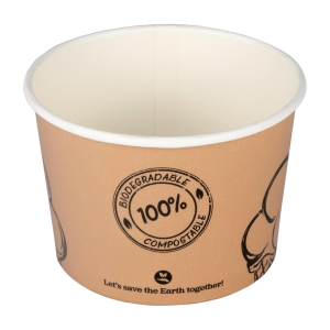 Eisbecher aus Karton Pappbecher 250ml Ø9cm, 50 Stk.