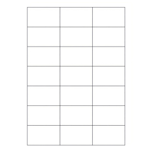 Etiketten Labels selbstklebend weiß 70 x 42.3mm auf DIN A4, 2100 Stk.