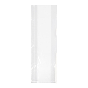 Seitenfaltenbeutel 100+50x300 mm mit Siegelnaht transparent OPP 30my 100 Stk.
