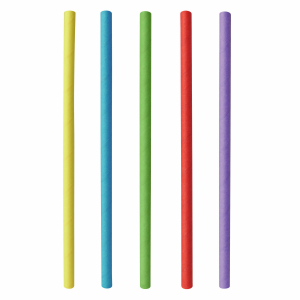 Papiertrinkhalme Shake-Halme Kaltgetränke 25 cm Ø 8 mm farbig sortiert, 100 Stk.