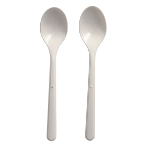 Kaffeelöffel Mehrweg 130mm aus PP extra stabil weiss, 50 Stk.