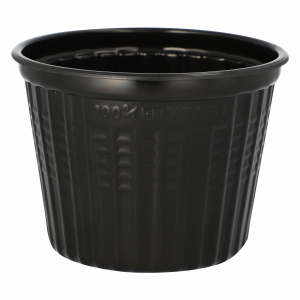 Mehrwegschalen Snack- und Suppenschalen rund 500 ml Ø11,5 cm schwarz, 25 Stk.