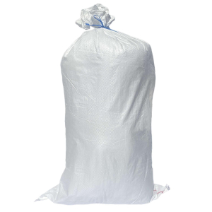 Schwerlastsack Gewebesack Laubsack Styroporsack Lagersack PP mit rotem Streifen 800 x 1250 mm 120g WEISS
