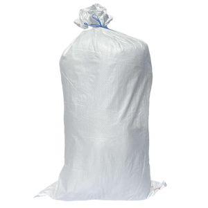 Schwerlastsack Gewebesack Laubsack Styroporsack Lagersack PP mit rotem Streifen 800 x 1800 mm 180g WEISS