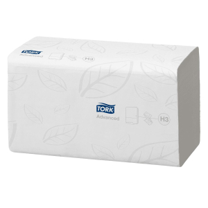 Tork Falthandtücher V-Falz Advanced H3 25x23cm 2-lagig 15x250 Stück=3750 Stück