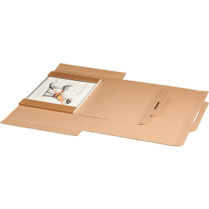 Kalenderverpackungen 620x420mm bis 10mm Höhe mit Steckverschluss zum Wiederverschließen für A2