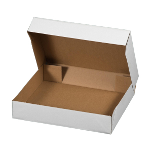 Faltbodenschachteln 510x310x100mm schnell aufzurichten und wiederverschließbar weiß