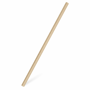 Papiertrinkhalme für Kaltgetränke JUMBO natur 25 cm Ø 8 mm, 100 Stk.