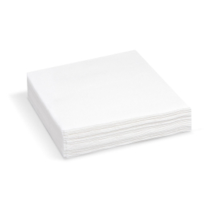 Servietten Prägeservietten 1-lagig, 33 x 33 cm, weiß, 500 Stk.