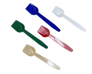 Eislöffel Eisspaten bunt 90mm mehrfach verwendbar farbig sortiert, 100 Stk.