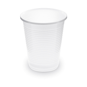 Trinkbecher Getränkebecher weiß 150 ml PP, Ø 70 mm, 100 Stk.