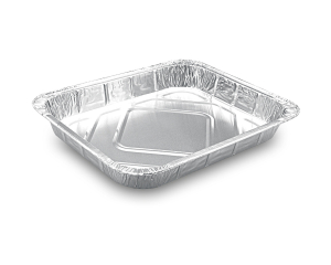 Aluschalen Backform Auflaufform Gastronorm 326x262x40mm 2450ml Typ 1/2, 100 Stk.