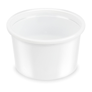Dressingbecher Feinkostbecher weiß PP 30 ml mit Ø 46 mm 50 Stk.