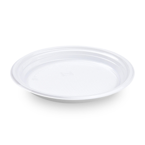 Mehrweg Menüteller rund Ø 22 cm H 2,6 cm Mikrowellentauglich weiß, 100 Stk.