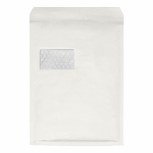 AROFOL WIN Luftpolstertasche 7/G-17W, 230x340mm, mit Fenster, für C4+, weiß