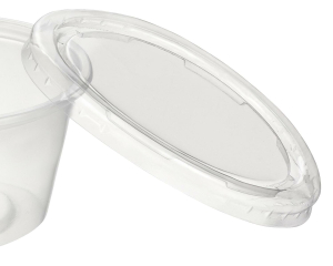 Deckel für Dressingbecher Saucenbecher 30ml, transparent, aus PP, 50 Stk.