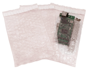 Adhäsionsverschlussbeutel aus Luftpolsterfolie antistatisch 400x600mm, 160 Stk.