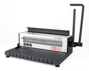 PAVO HD Wire Binder, Profi Round Punch Stanz und Drahtbindegerät, bis 130 Blatt